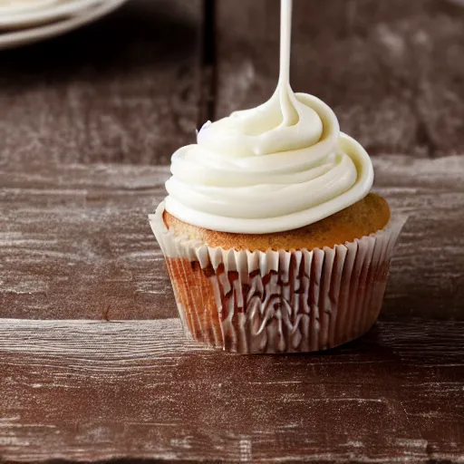 Prompt: the most delectable cupcake ever made. luscious cupcake dripping icing. food photography. 4 k. depth of field. octane render. hyper realistic