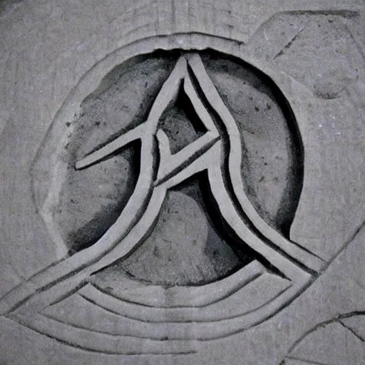 Image similar to carving of a norse rune