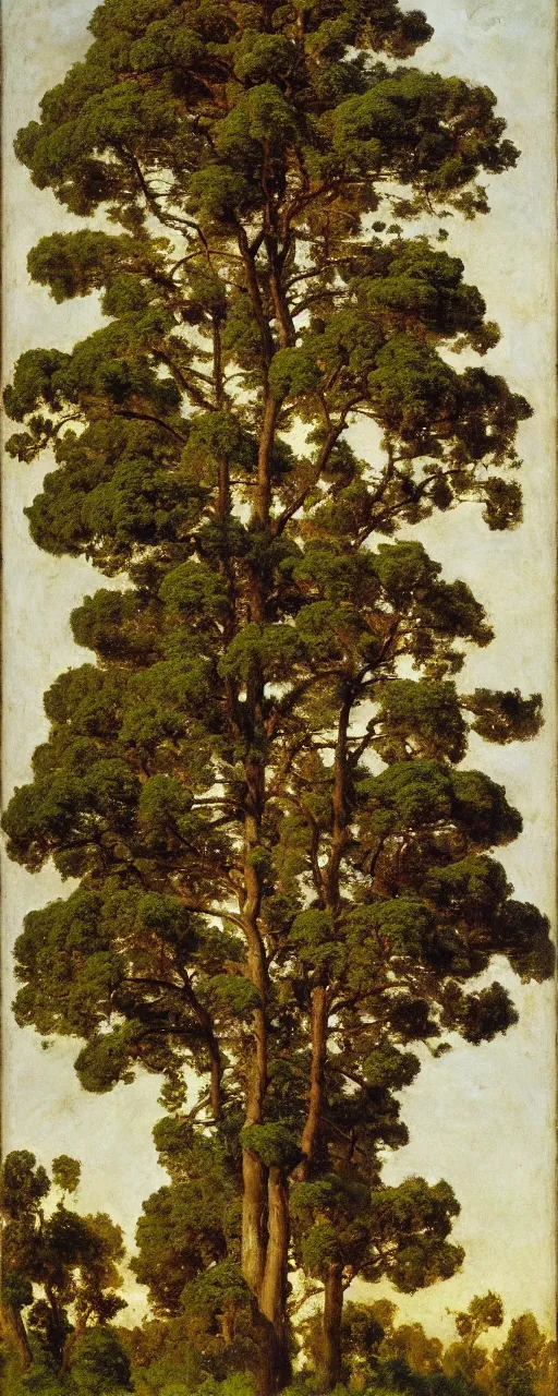 Prompt: atlas textures of trees, white background eugene von guerard, ivan shishkin, john singer sargent