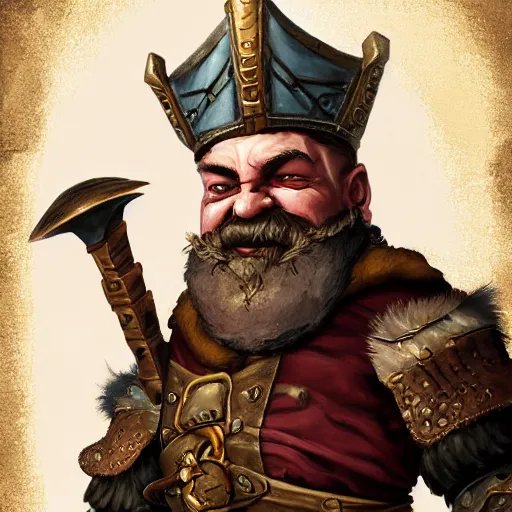 Image similar to a detailed portrait painting of the dwarf cousin okri, from vermintide 2 video game, slayer, berserker, swinging axes, steampunk engineer, artstation, 8 k, fantasy