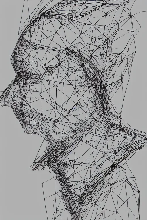 Image similar to A griffon teacher, Wireframe, by Andrew Wyeth, 70mm, Reflection lumen mapping, trending on artstation, artstationHD, artstationHQ, 4k, 8k