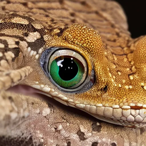 Image similar to a gecko looking into the camera, photorealistic, artstation, cinematic lighting 4k