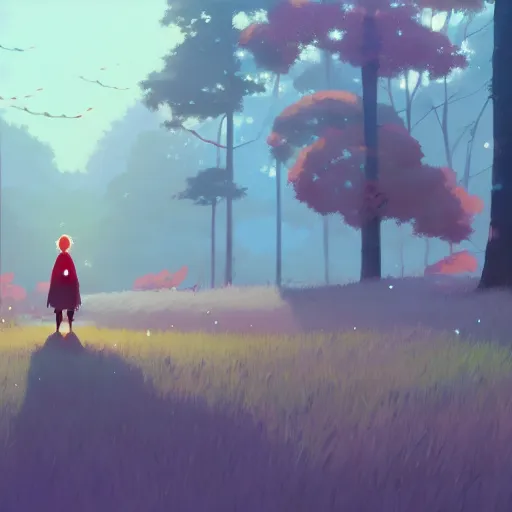 Prompt: season of mists and mellow fruitfulness, detailed, cory loftis, james gilleard, atey ghailan, makoto shinkai, goro fujita, studio ghibli, rim light, exquisite lighting, clear focus, very coherent, plain background