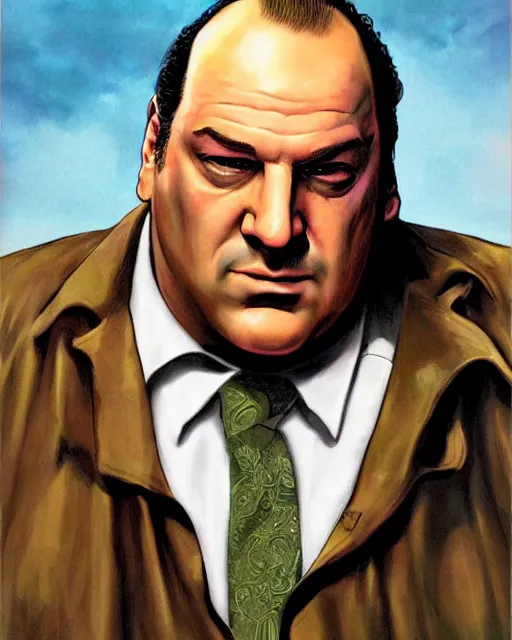 Image similar to tony soprano by glenn fabry