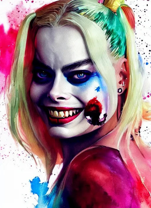 closeup portrait of beautiful suicide squad happy | Stable Diffusion