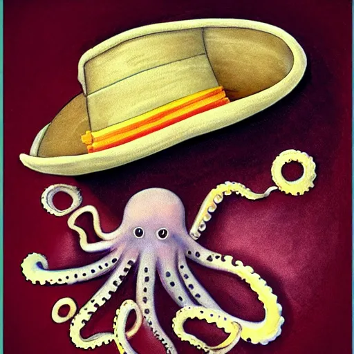 Image similar to octopus with a sombrero