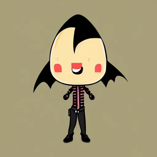 Prompt: Chibi Pinhead, illustration, simple, clean lines, 4k