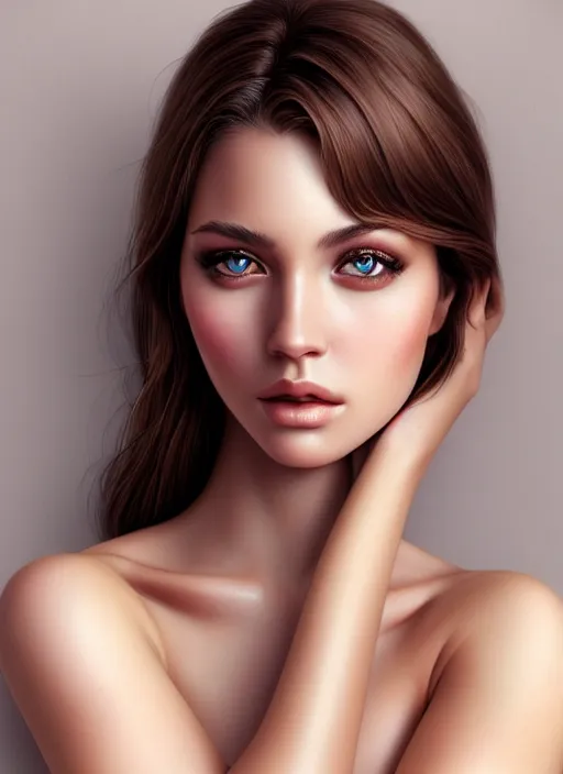 Image similar to a gorgeous female photo, professionally retouched, realistic skin texture, smooth face, perfect eyes, symmetrical, full body shot, wide angle, sharp focus, 8 k high definition, insanely detailed, intricate, elegant, art by artgerm