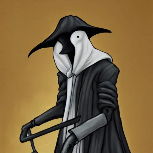 Image similar to plague doctor by andrew redding