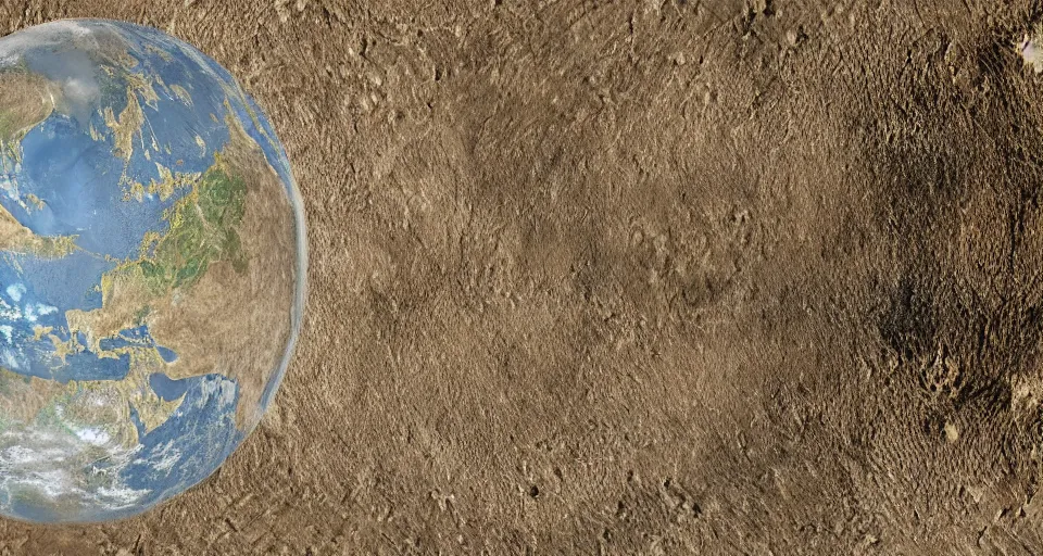 Image similar to planet earth texture map, rtx, realistic, 8 k