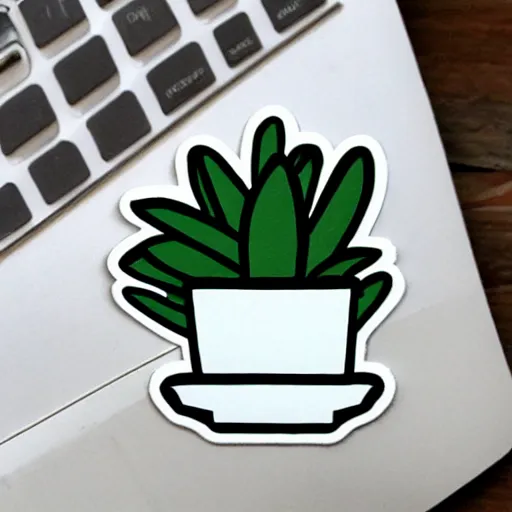 Image similar to cute house plant sticker