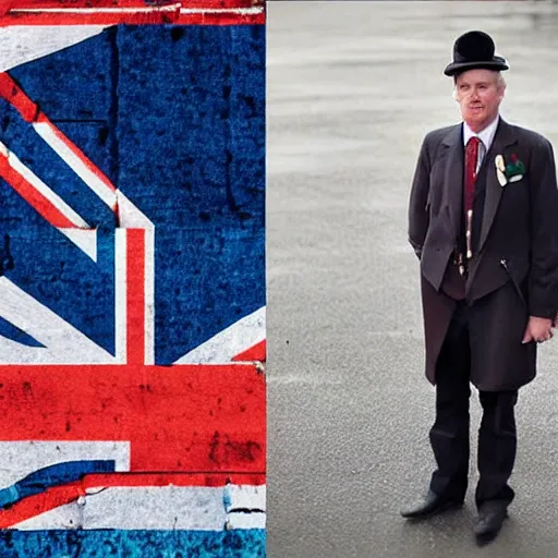 Image similar to a very british man