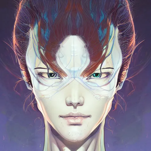 Image similar to prompt : white lightning portrait soft light painted by james jean and katsuhiro otomo and erik jones, inspired by evangeleon anime, smooth face feature, intricate oil painting, high detail illustration, sharp high detail, manga and anime 1 9 9 9