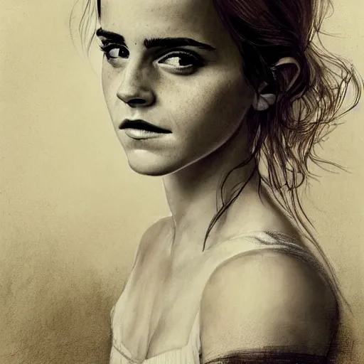 Image similar to emma watson, by jean - baptiste monge