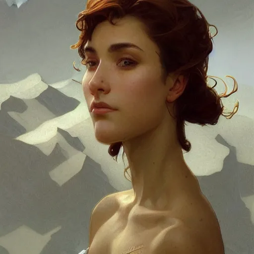 Prompt: sergeant, cliffs, intricate, elegant, highly detailed, digital painting, artstation, concept art, smooth, sharp focus, illustration, art by artgerm and greg rutkowski and alphonse mucha and william - adolphe bouguereau