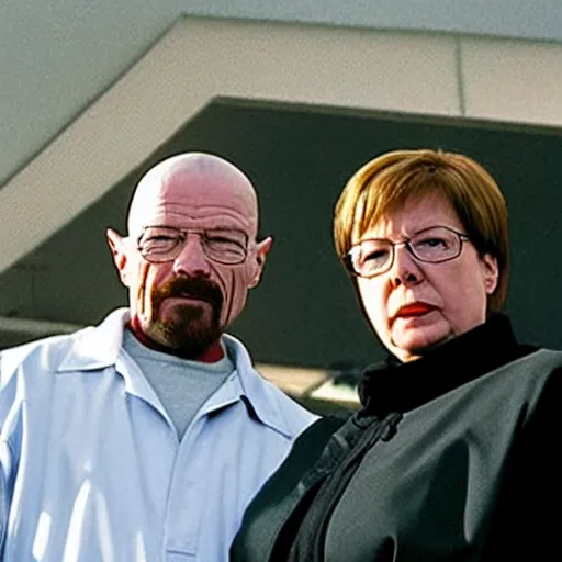 Image similar to walter white with michelle bachelet