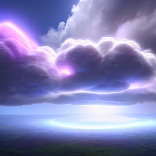 Prompt: ethereal magical heaven cloud landscape, highly detailed, 4k, HDR, award-winning, octane render, trending on artstation, volumetric lighting