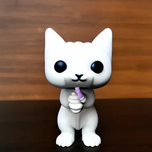 Image similar to munchkin cat funko pop