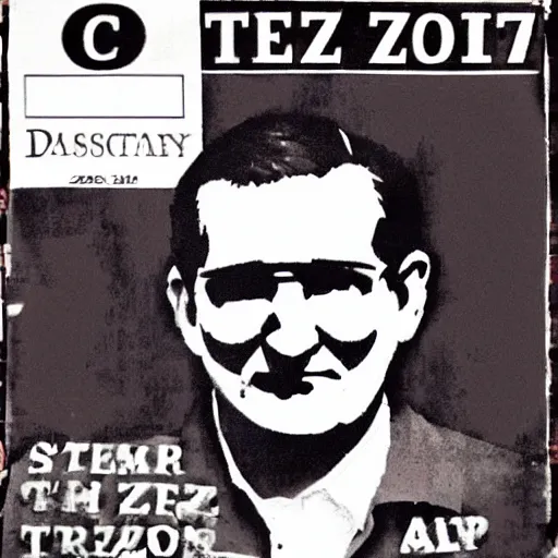 Image similar to ted cruz zodiac killer