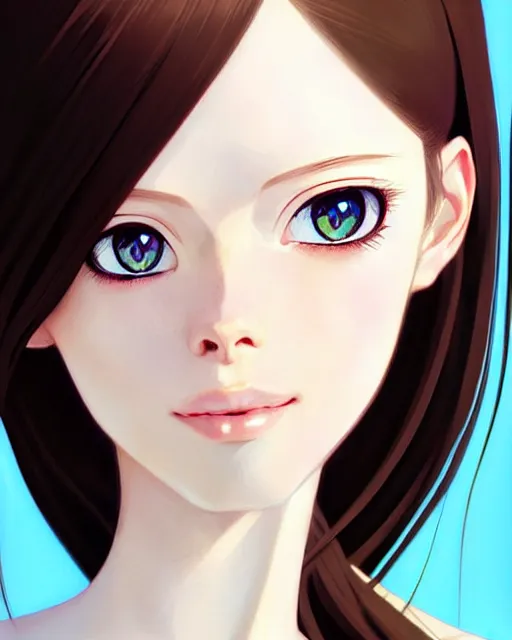 Prompt: portrait of coco rocha as anime girl cute - fine - face, akira, pretty face, realistic shaded perfect face, fine details. anime. realistic shaded lighting by ilya kuvshinov giuseppe dangelico pino and michael garmash and rob rey, shonen jump