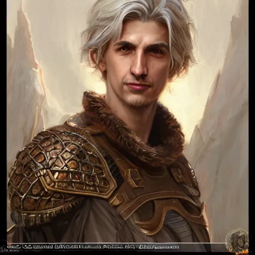 Image similar to xqc as a realistic fantasy d & d character, closeup portrait art by donato giancola and greg rutkowski, realistic face, digital art, trending on artstation