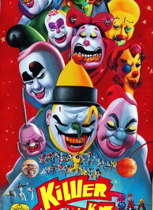 Image similar to Killer Klowns From Outer Space (1988) Marvel Movie poster