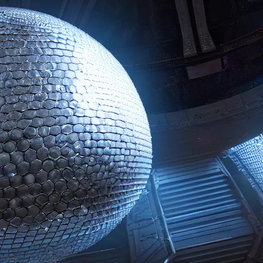 Prompt: A photo from inside of a Dyson Sphere, realistic, cinematic, extremely high detail, 8k, cinematic, octane render, unreal engine