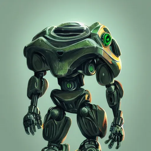 Image similar to photo of a robot frog in Crysis style, concept art, artstation, metallic, intircate details