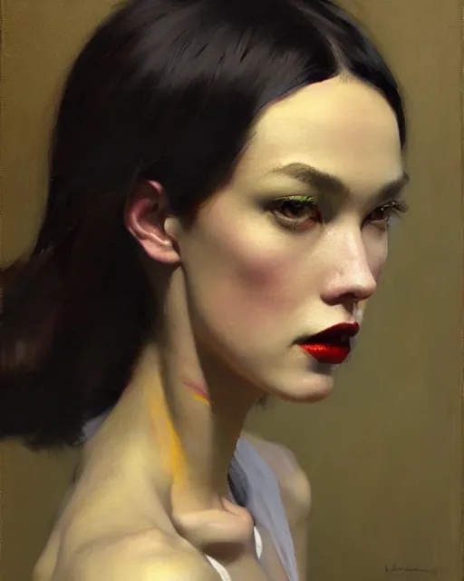 Image similar to benefit of all, ill of none, ( impressionistic oil painting by malcom liepke ), tom bagshaw, tooth wu, wlop, denis sarazhin, ( visible brushstrokes ), highly detailed, award winning, masterpiece