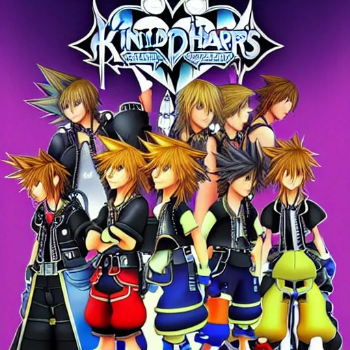 Prompt: kingdom hearts