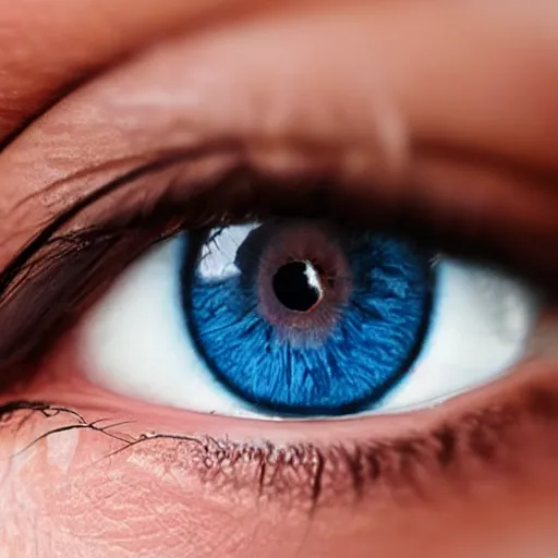 Prompt: beautiful photo, perfect eye, coherent eye, blue iris eye photo, only eyeball