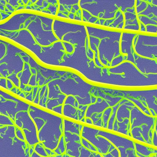 Image similar to detailed realistic illustration of a neuromuscular junction