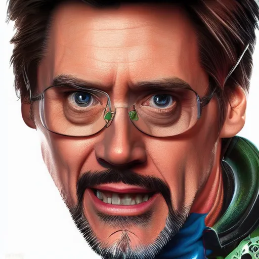 Image similar to Jim Carrey is Tony Stark, hyperdetailed, artstation, cgsociety, 8k