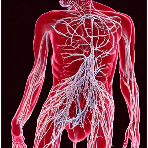 Prompt: a 3 d medical diagram of charles manson giving birth to ronald reagan, circulatory system and nerves, high definition, blender, perfect symmetry, by peter voss, by michelangelo, by zdzislaw beksinski, 8 k