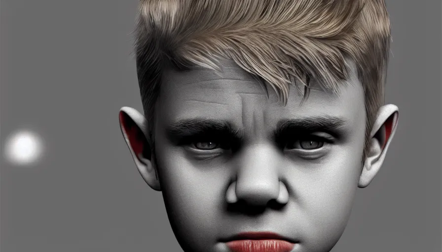 Prompt: Justin Bieber is Gollum, hyperdetailed, artstation, cgsociety, 8k