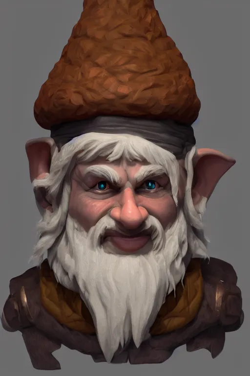 Image similar to a portrait of my next DND gnome character , concept art, DND, trending on artstation 3D.