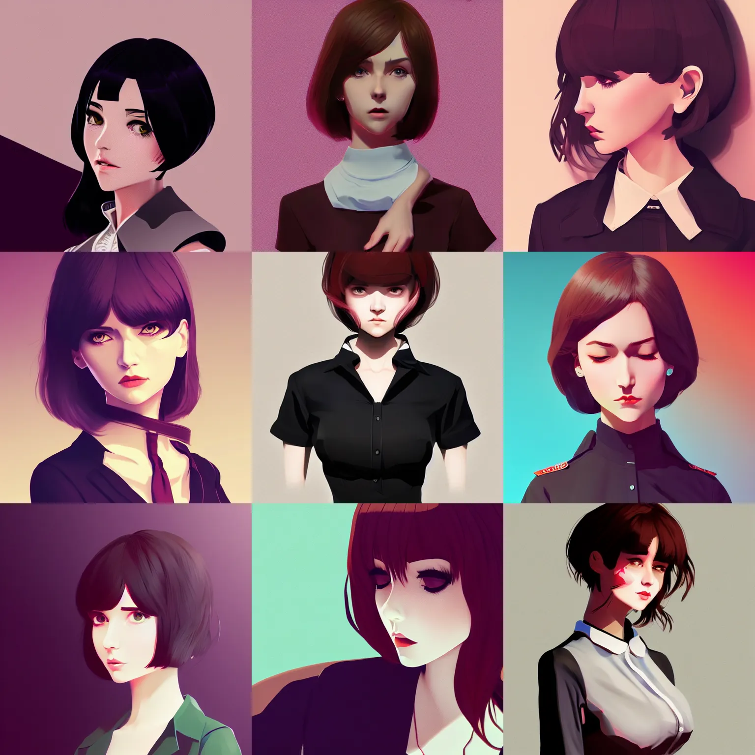 Image similar to woman wearing a blouse, trending on artstation, in the style of ilya kuvshinov, digital art, high quality