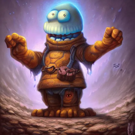 Image similar to existence is pain by justin gerard, deviantart