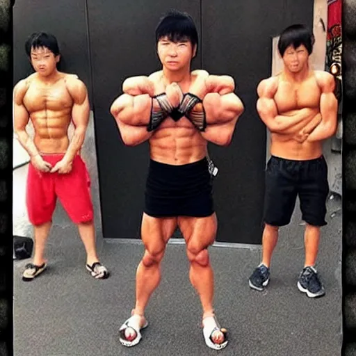 Image similar to “ bodybuilder naruto ”