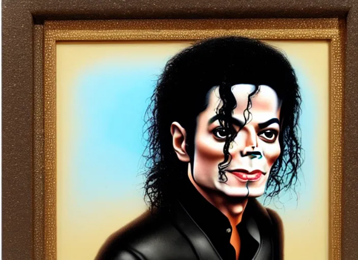 Prompt: michael jackson made of pretzel, matte painting, 3 - d highly detailed, in the style of mark ryden,