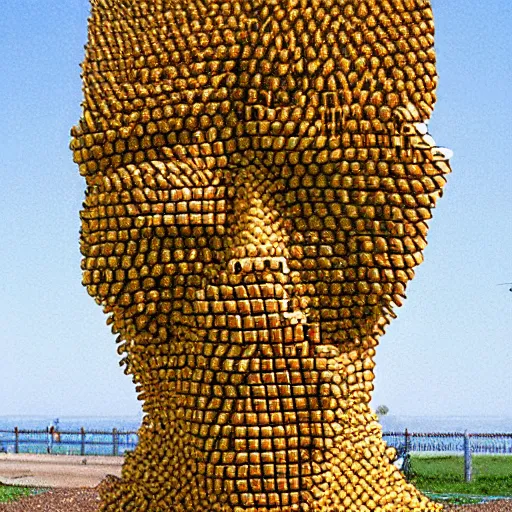 Prompt: man made out of bees