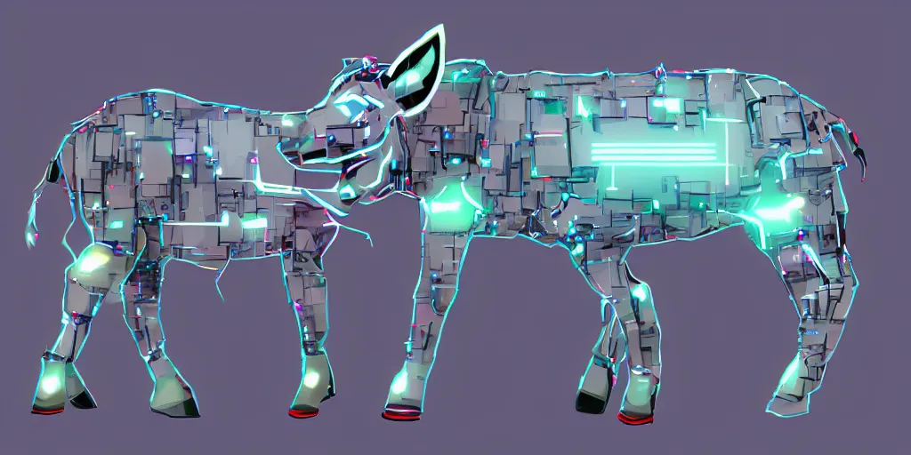 Image similar to cyber donkey