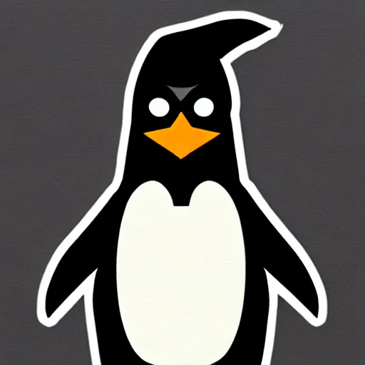 Image similar to Anthropomorphic cybertronic penguin