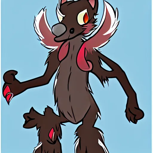 Prompt: discord clyde as an anthropomorphic furry, furaffinity