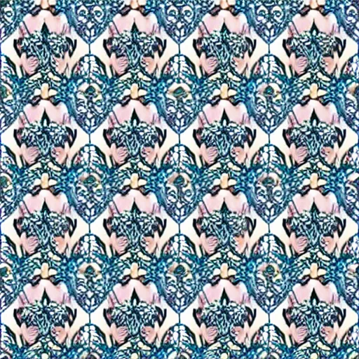 Prompt: boho texture pattern