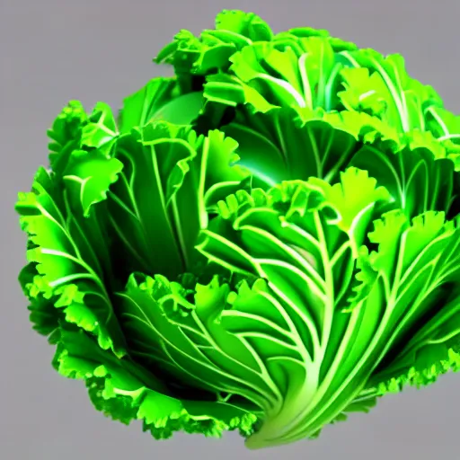 Image similar to high quality logo 3 d render very cute money cabbage, leaves as dollars!! glow, light kale! incorporated speakers!, cyberpunk highly detailed, unreal engine cinematic smooth, in the style of blade runner & detective pikachu, hannah yata charlie immer, moody light, low angle, uhd 8 k, sharp focus