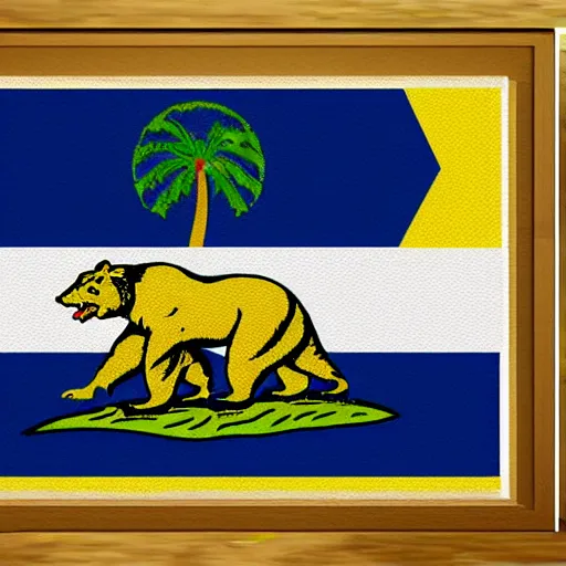 Prompt: California flag
