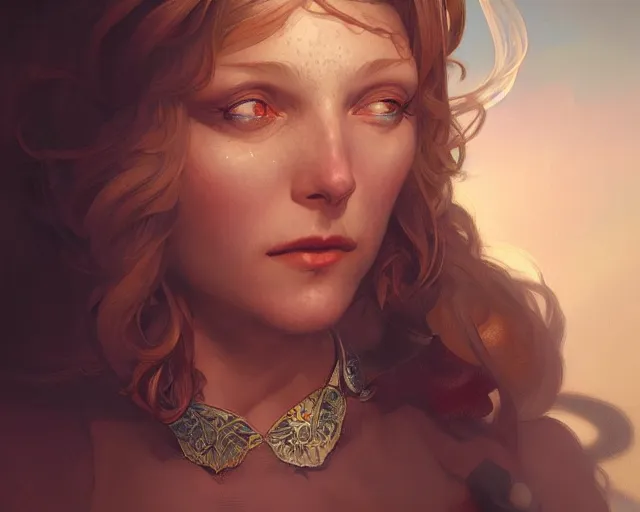 Image similar to photography of cindy sherman, deep focus, d & d, fantasy, intricate, elegant, highly detailed, digital painting, artstation, concept art, matte, sharp focus, illustration, hearthstone, art by artgerm and greg rutkowski and alphonse mucha