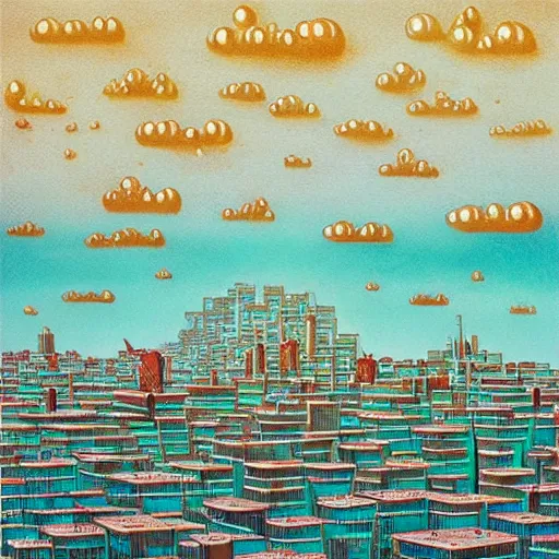 Image similar to floating city, mai anh tran,