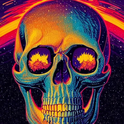 Image similar to ngc 3132 melting mysterious skull landscape by Casey Weldon, dan mumford 8k ultra high definition, upscaled, perfect composition , golden ratio, edge of the world, image credit nasa nat geo